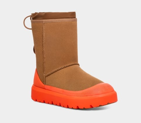 UGG All Gender Classic Short Weather Hybrid Boot - Brown