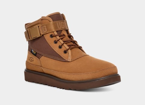 UGG Men's Highland Utility Strap Weather Boots - Brown